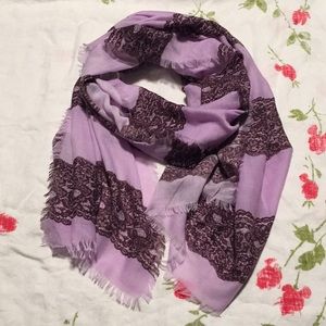 Purple scarf